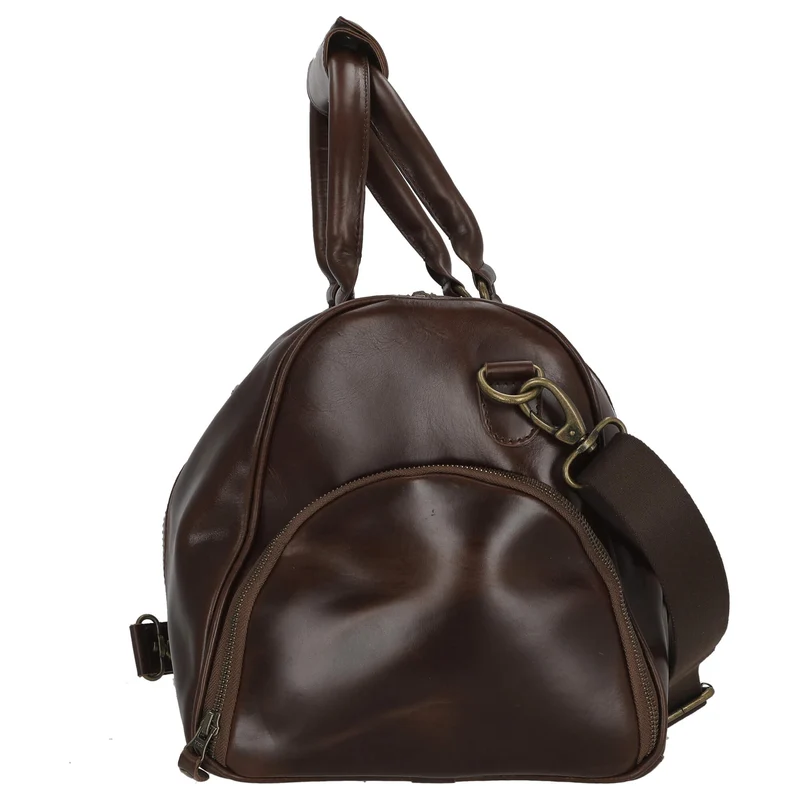 Buckle & Seam Collin - Reisetasche 48 cm (braun/blau)