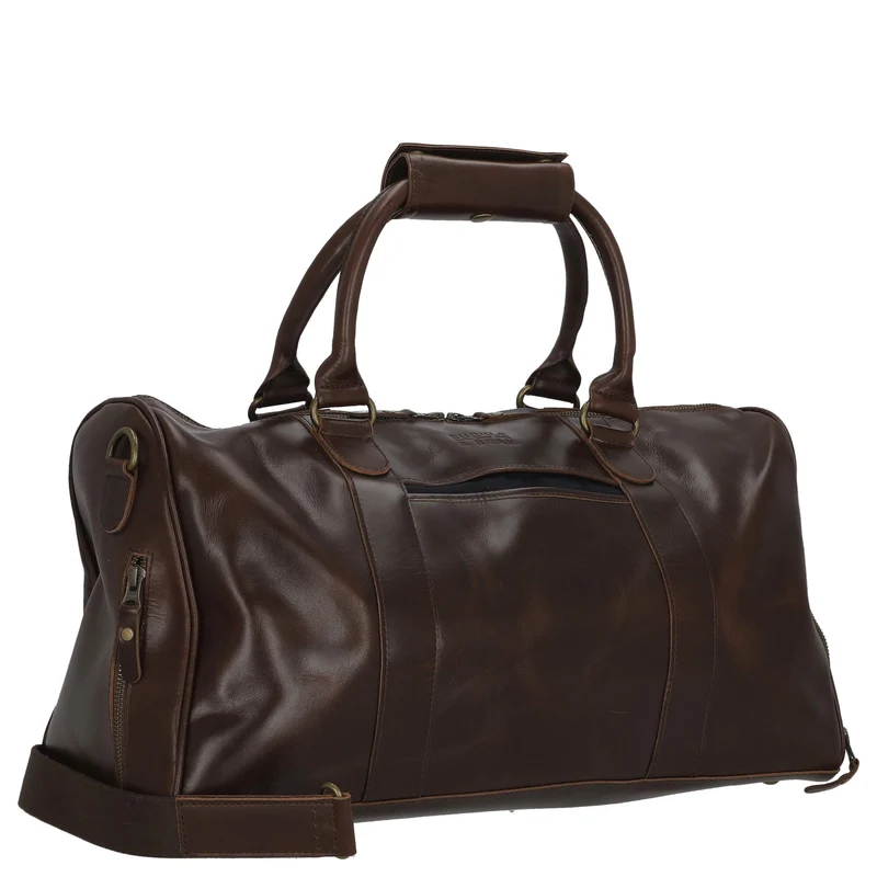 Buckle & Seam Collin - Reisetasche 48 cm (braun/blau)