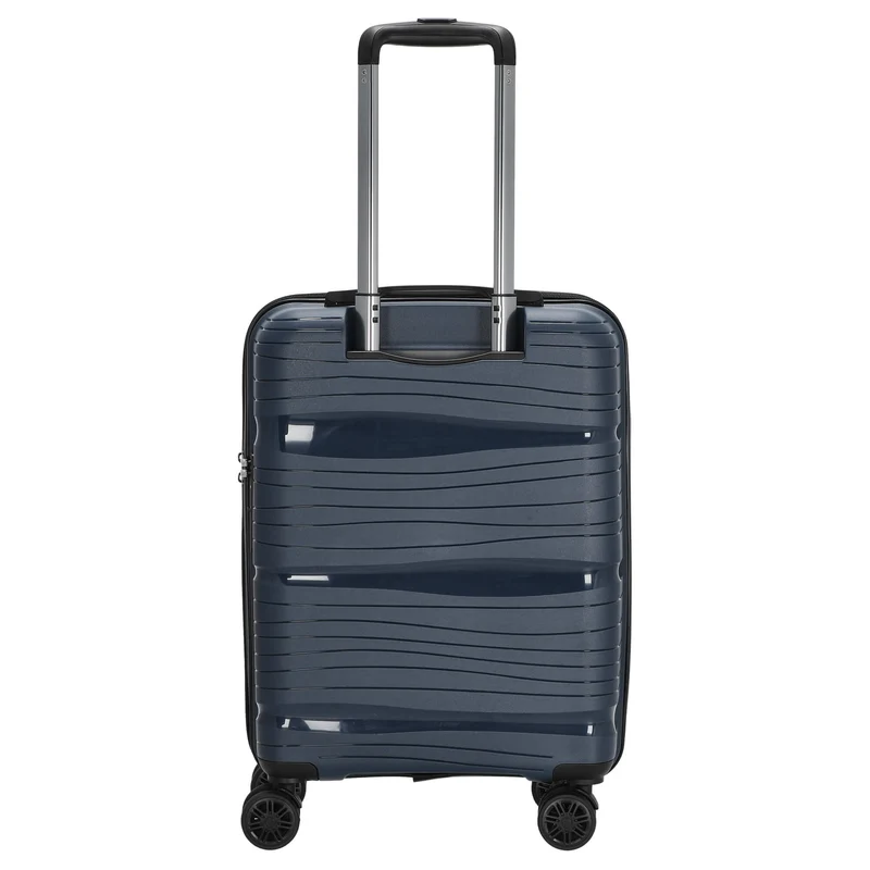 D&N Travel Line 4300 - 4-Rollen-Kabinentrolley S 55 cm (dunkelblau)