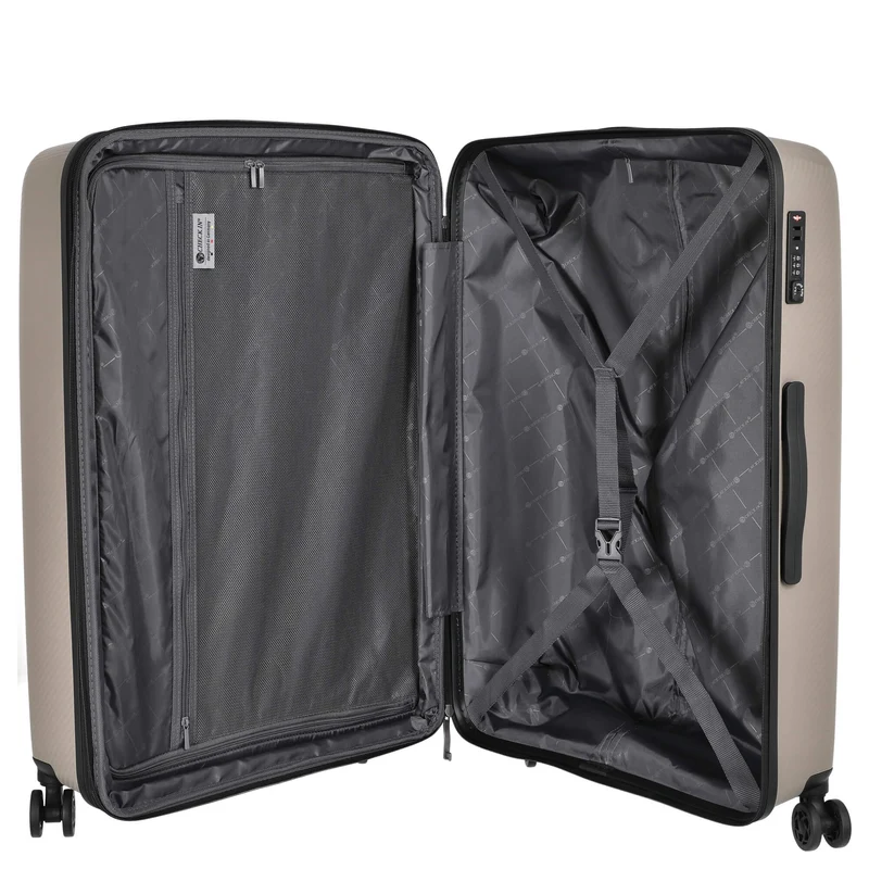 CHECK.IN St. Louis - 4-Rollen-Trolley 77 cm erw. (taupe)