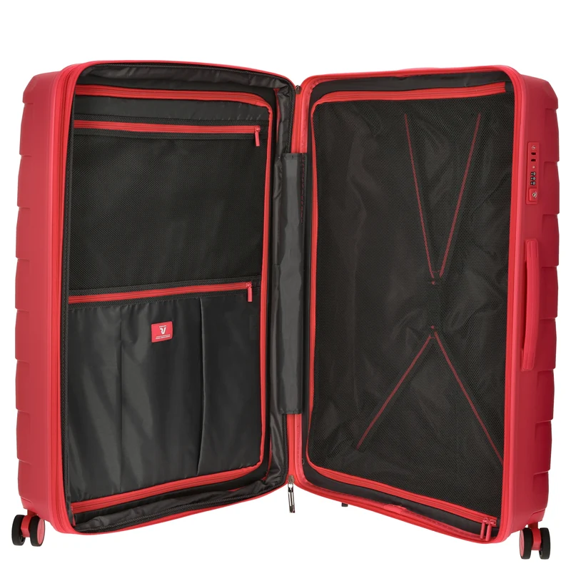 Roncato Skyline - 4-Rollen-Trolley L 79 cm erw. (ciliegia)