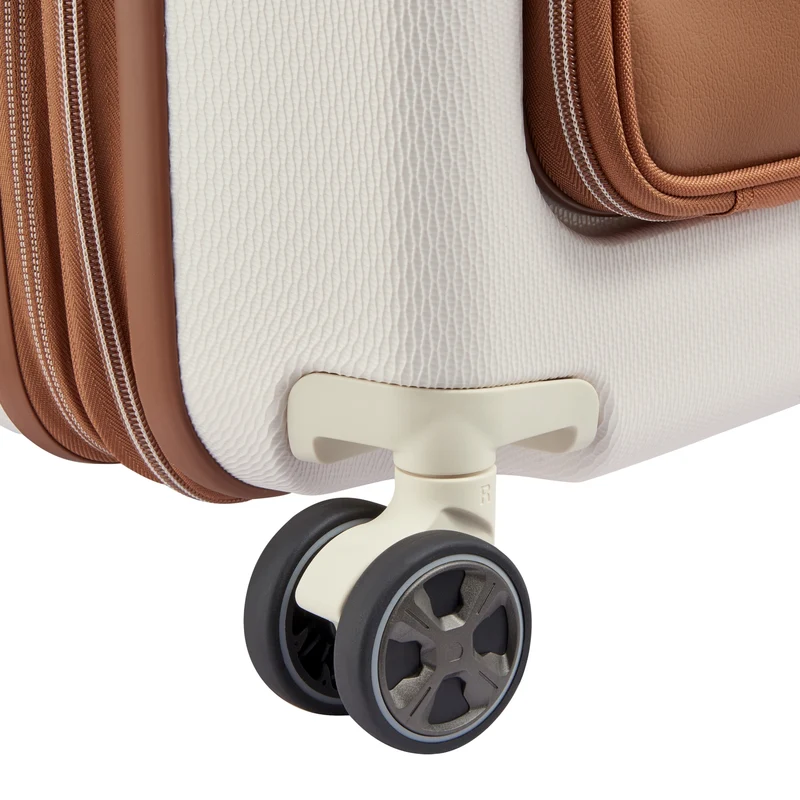 Delsey Paris Chatelet Air 2.0 - 4-Rollen-Kabinentrolley 55 cm erw. 14" USB (angora)