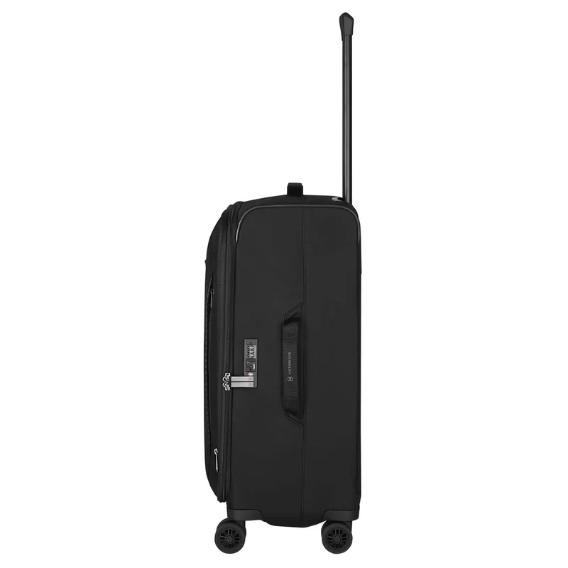 Victorinox Crosslight Softside - 4-Rollen-Trolley M 68 cm erw. (black)