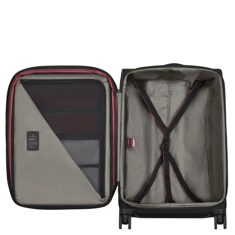 Victorinox Crosslight Softside - 4-Rollen-Trolley M 68 cm erw. (black)