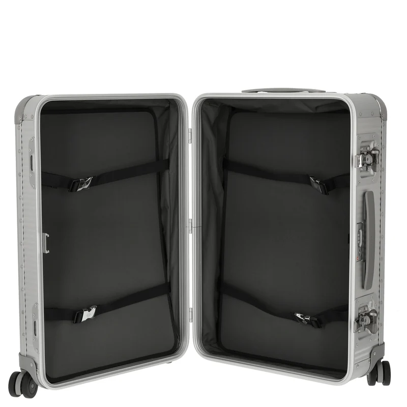 FPM Milano Bank S aluminum Spinner 68 - 4-Rollen-Trolley 66 cm (moonlight silver)