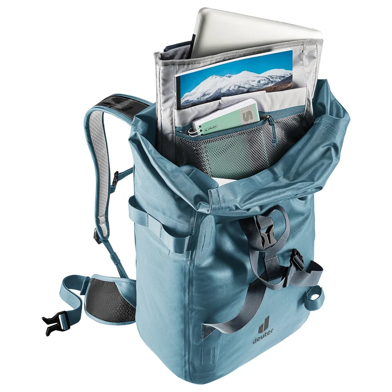Deuter Amager 25+5 - wasserdichter Fahrradrucksack 15" 48 cm (atlantic)