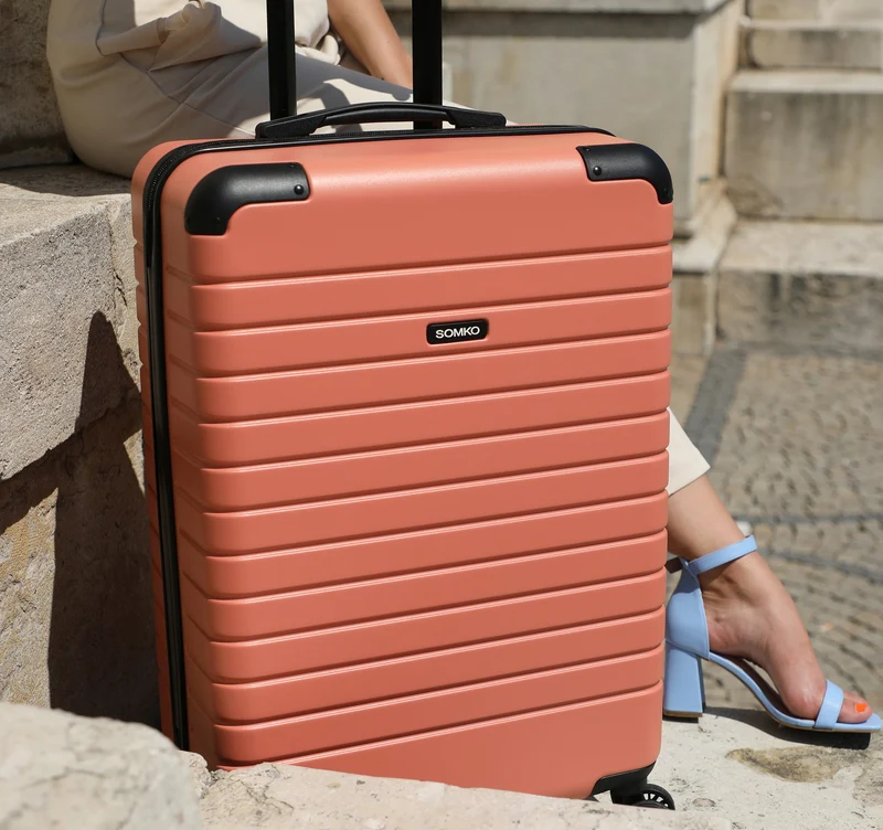 Somko Line - 4-Rollen-Trolley M 67 cm (coral)