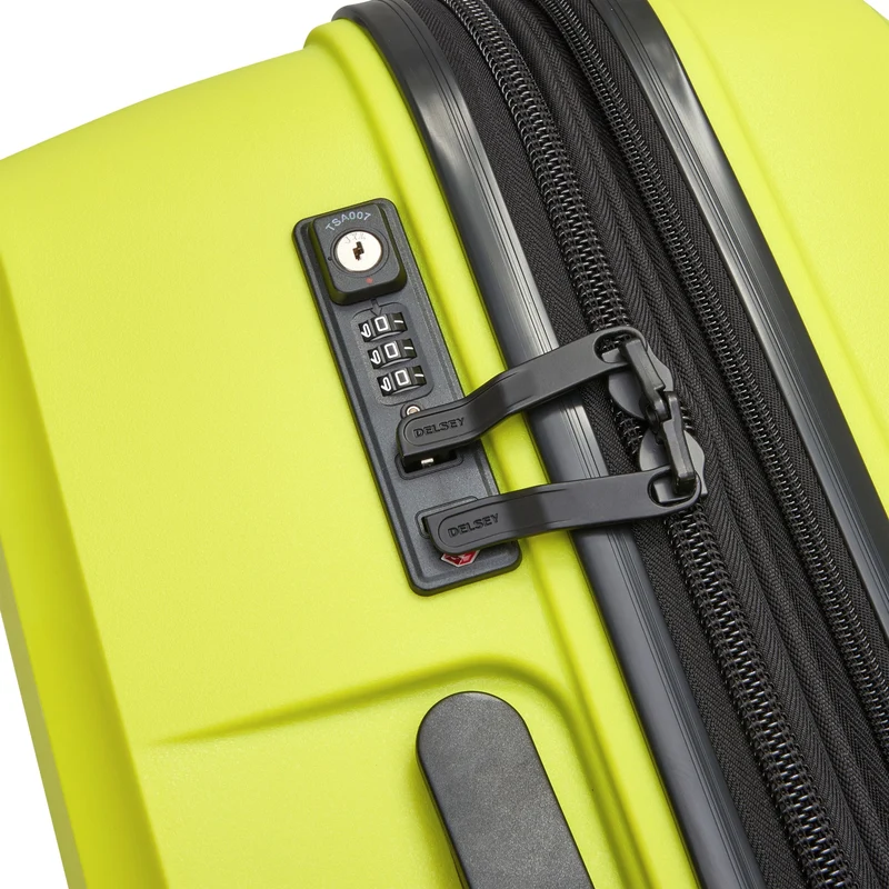 Delsey Paris Belmont Plus - 4-Rollen-Trolley recycelt 71 cm erw. (grün chartreuse)
