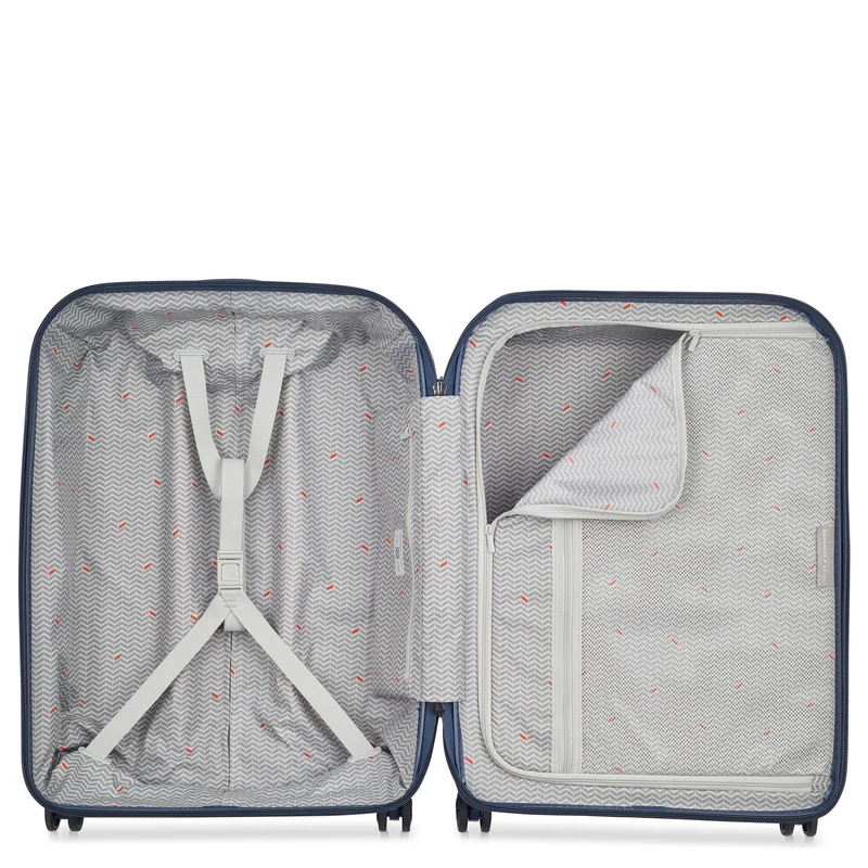 Delsey Paris Allure - 4-Rollen-Trolley M 65 cm (marineblau)