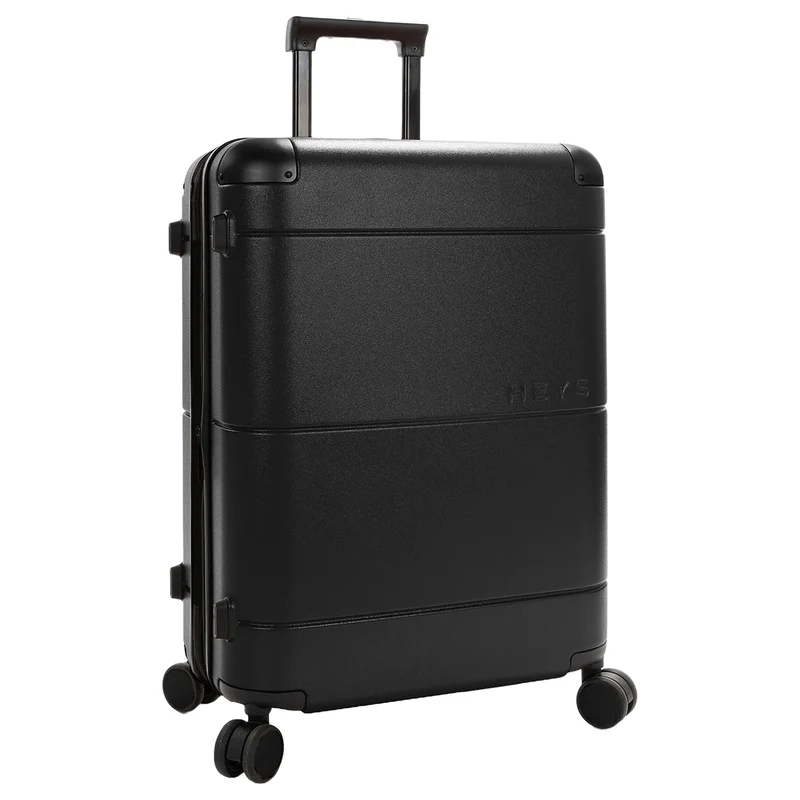 Heys Zen - 4-Rollen-Trolley M 66 cm erw. (schwarz)