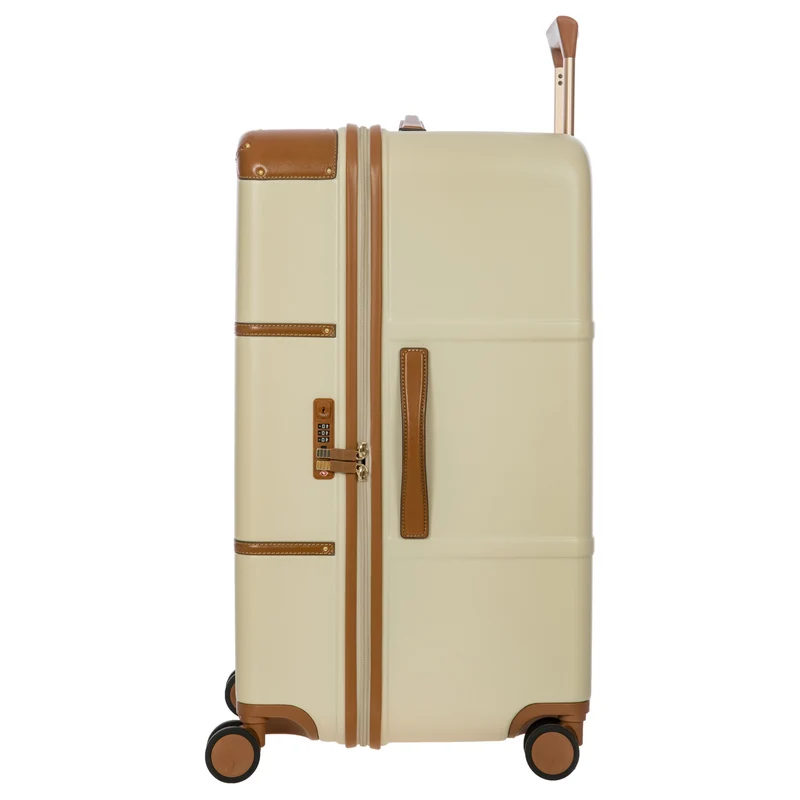 Brics Bellagio Trunk - 4-Rollen-Trolley 74 cm recycelt (cream)