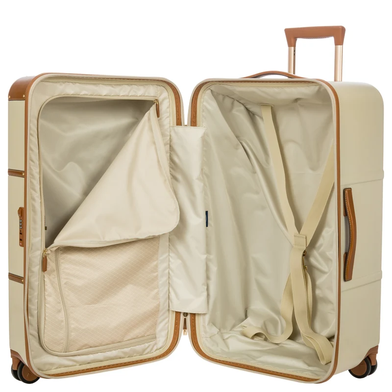 Brics Bellagio Trunk - 4-Rollen-Trolley 74 cm recycelt (cream)