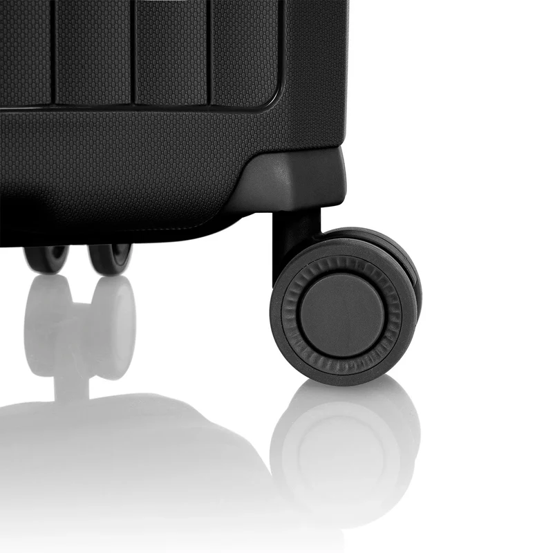 Heys AirLite - 4-Rollen-Trolley M 66 cm erw. (schwarz)