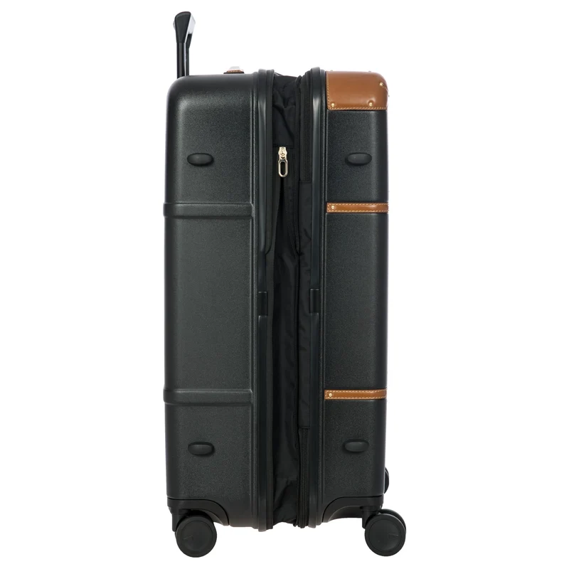 Brics Bellagio - 4-Rollen-Trolley 70.5 cm erw. recycelt (black/tan)