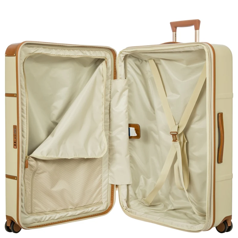 Brics Bellagio - 4-Rollen-Trolley 82 cm erw. recycelt (cream)