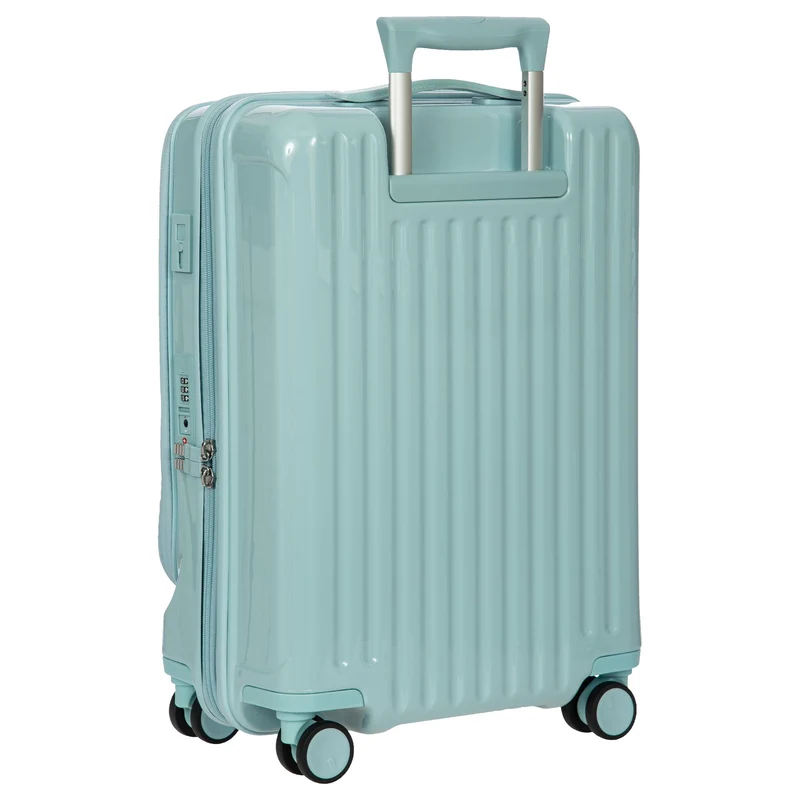 Brics Positano - 4-Rollen Kabinentrolley 55 cm USB erw. (hellblau)