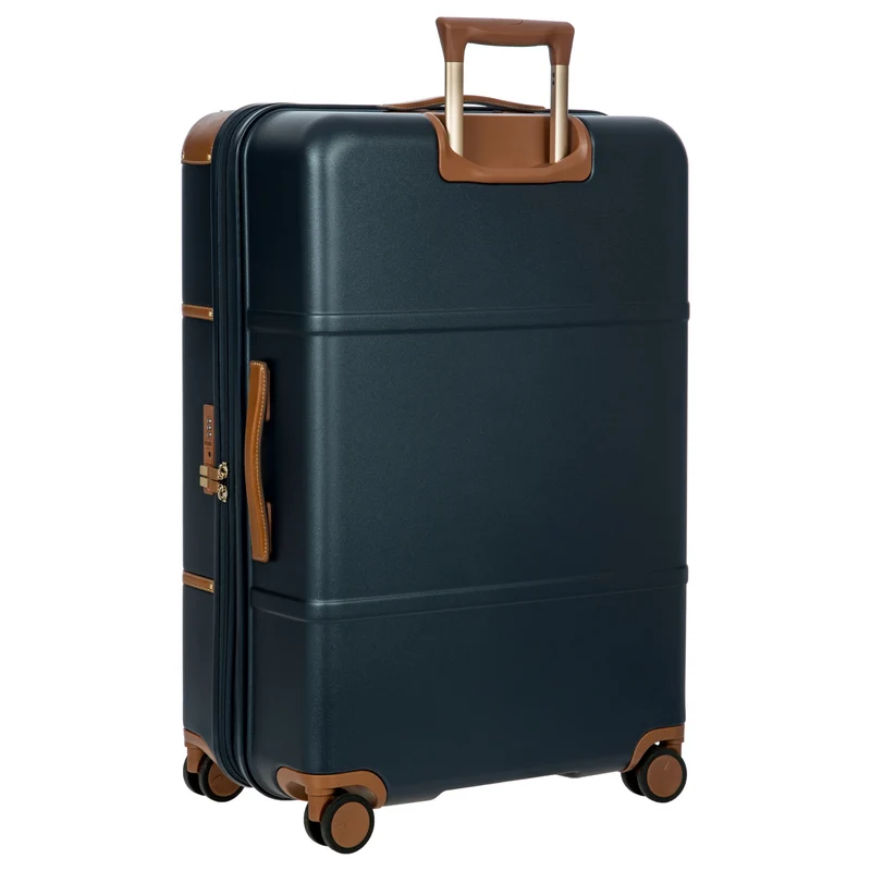 Brics Bellagio - 4-Rollen-Trolley 76 cm erw. recycelt (blue/tan)