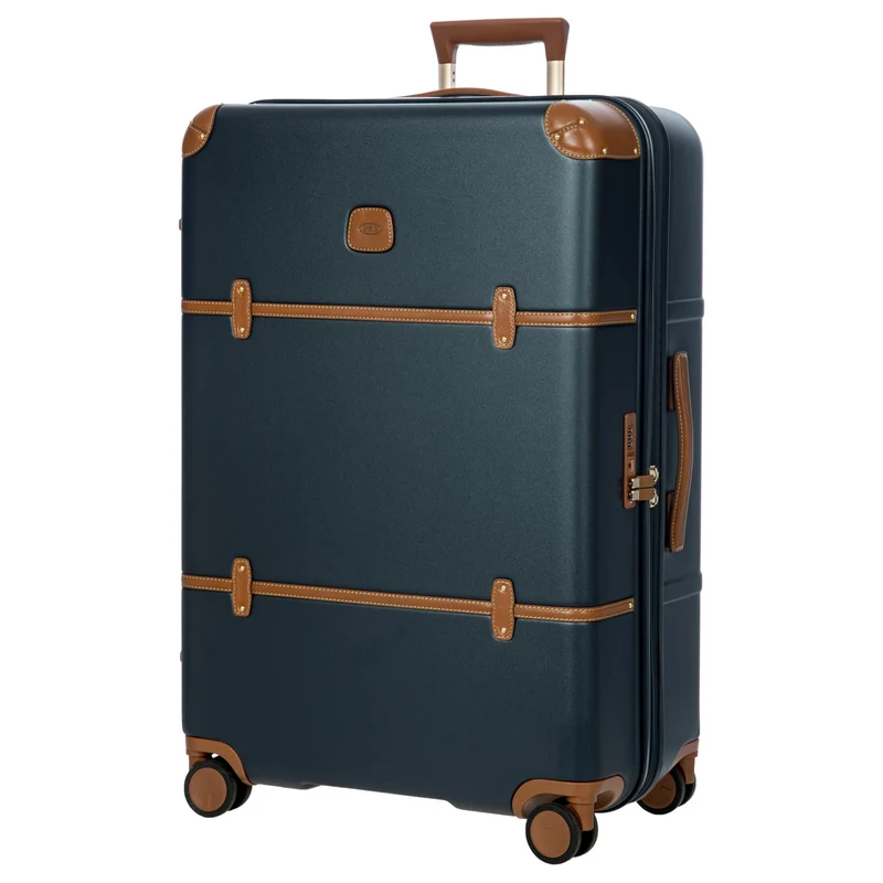 Brics Bellagio - 4-Rollen-Trolley 76 cm erw. recycelt (blue/tan)