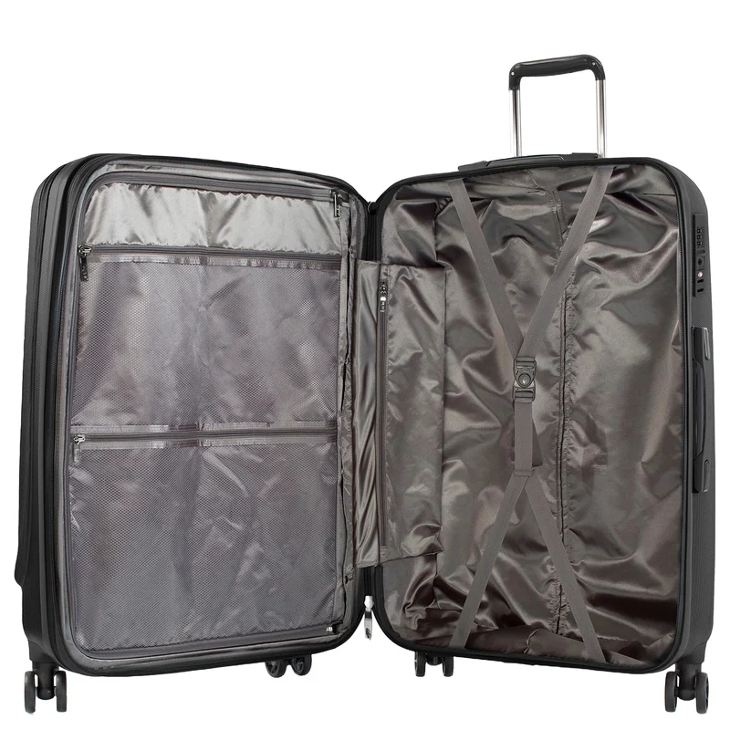 Heys Vantage Smart Access - 4-Rollen-Trolley Set 3tlg. erw. (schwarz)