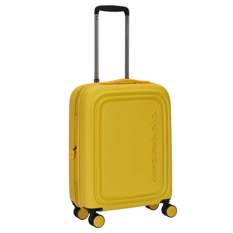 Mandarina Duck Logoduck+ - 4-Rollen-Kabinentrolley 52 cm erw. (duck yellow)