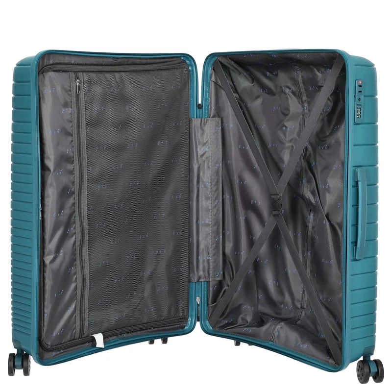 D&N Travel Line 4600 - Trolley-Set, 3tlg. (petrol)