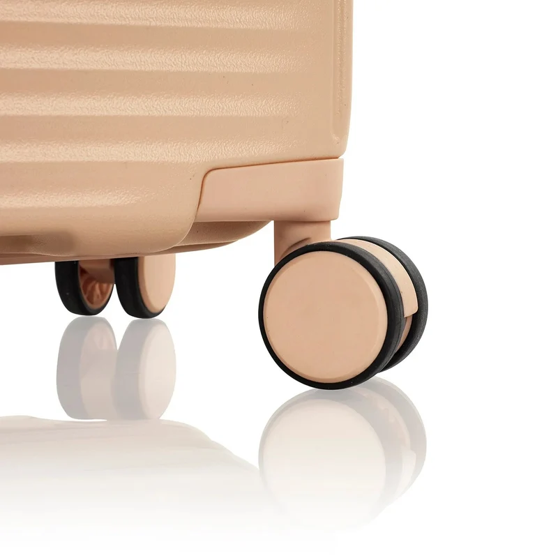Heys Pastel - 4-Rollen-Trolley Set 3tlg. erw. (nude)