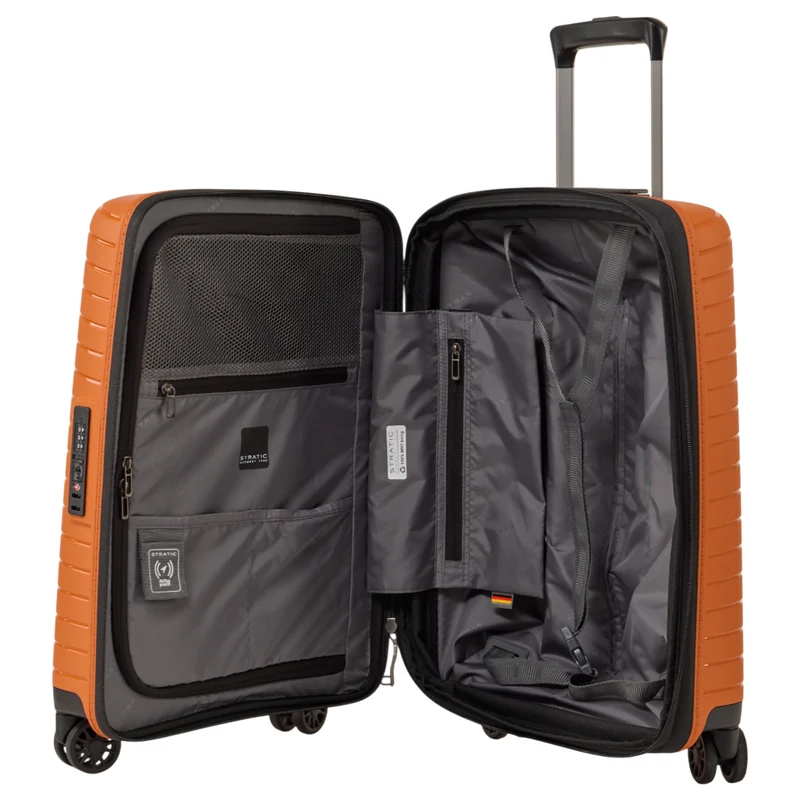 Stratic Novium SL - 4-Rollen-Kabinentrolley 55 cm erw. (rosso clay)