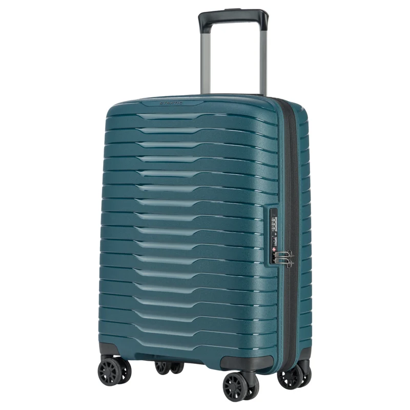 Stratic Novium SL - 4-Rollen-Kabinentrolley 55 cm erw. (petrol)