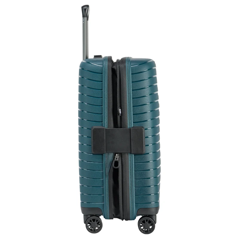 Stratic Novium SL - 4-Rollen-Kabinentrolley 55 cm erw. (petrol)