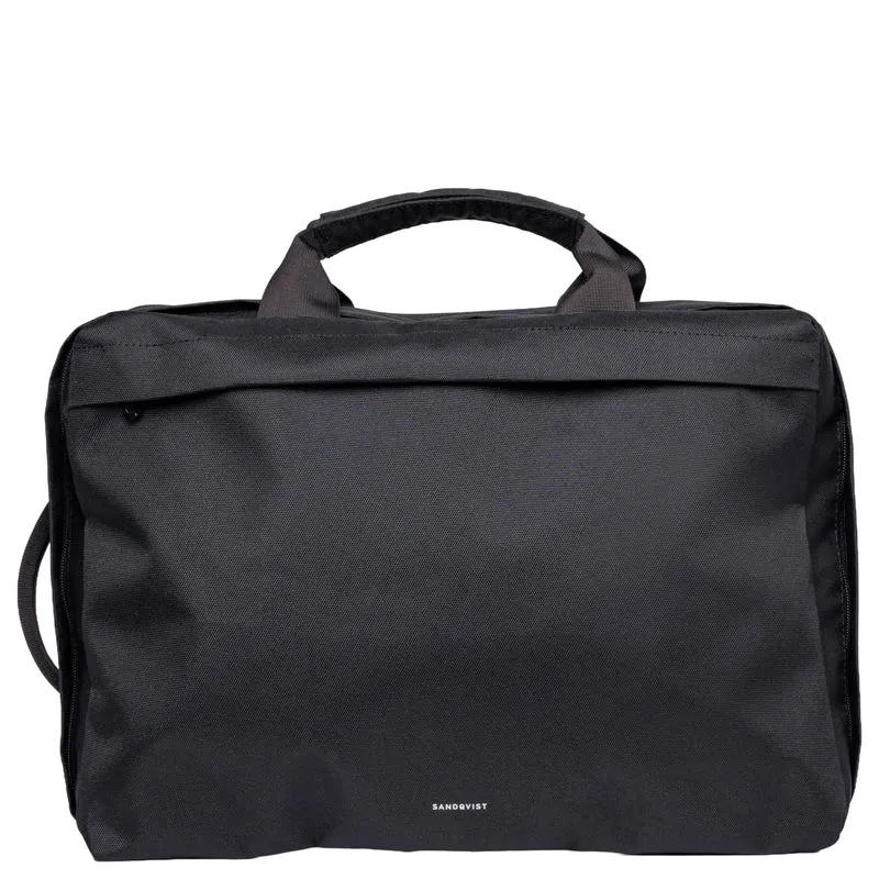 Sandqvist GO 3-Way - Bordtasche/Rucksack 16" 44 cm (black)