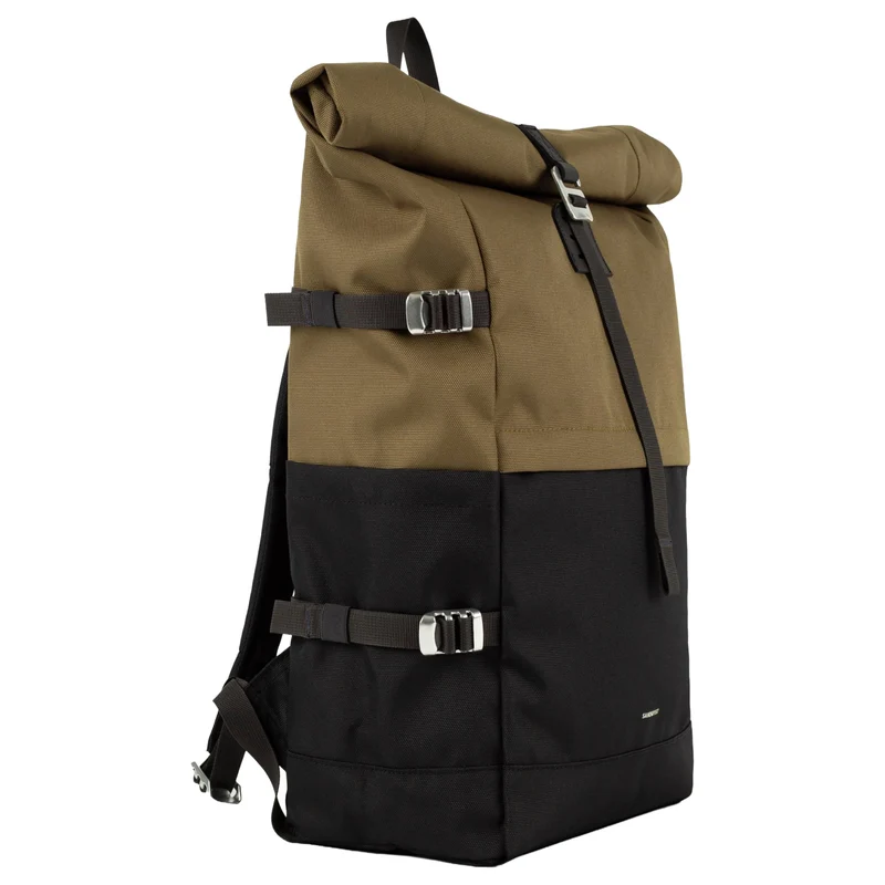Sandqvist Icon Rolltop - Rucksack L 16" 65 cm erw. (multi olive)