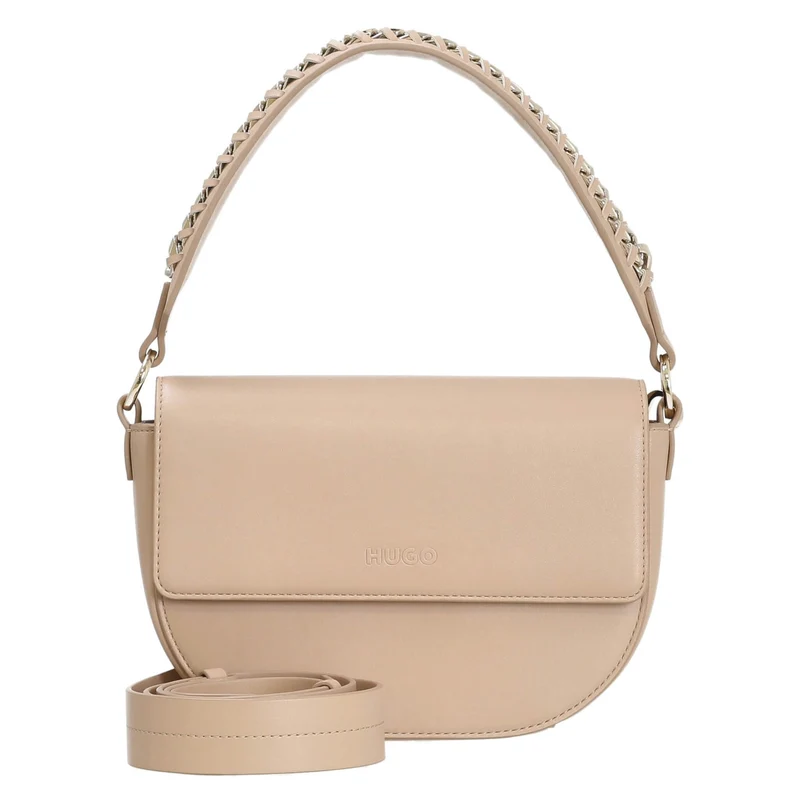 HUGO Women's Madyson - Schultertasche 21.5 cm (open beige)