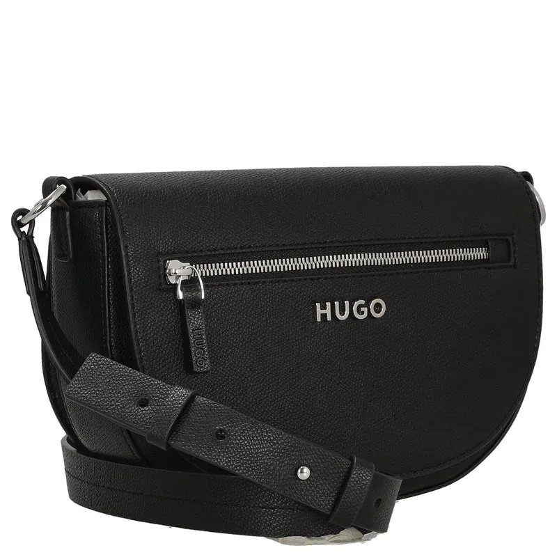 HUGO Women's Chris Saddle R - Umhängetasche 25 cm (black)