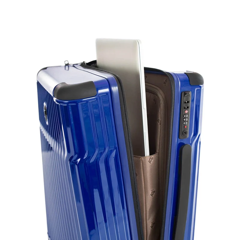 Heys Tekno - 4-Rollen-Kabinentrolley S 15.6" 53 cm USB (blue)