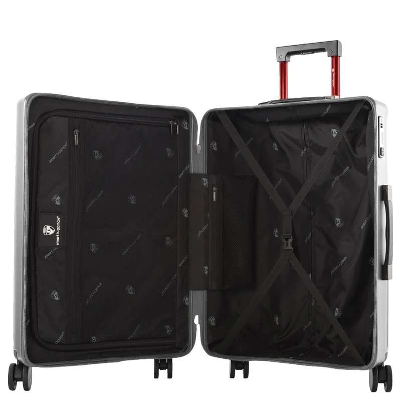 Heys SmartLuggage - 4-Rollen Trolley M (silver)