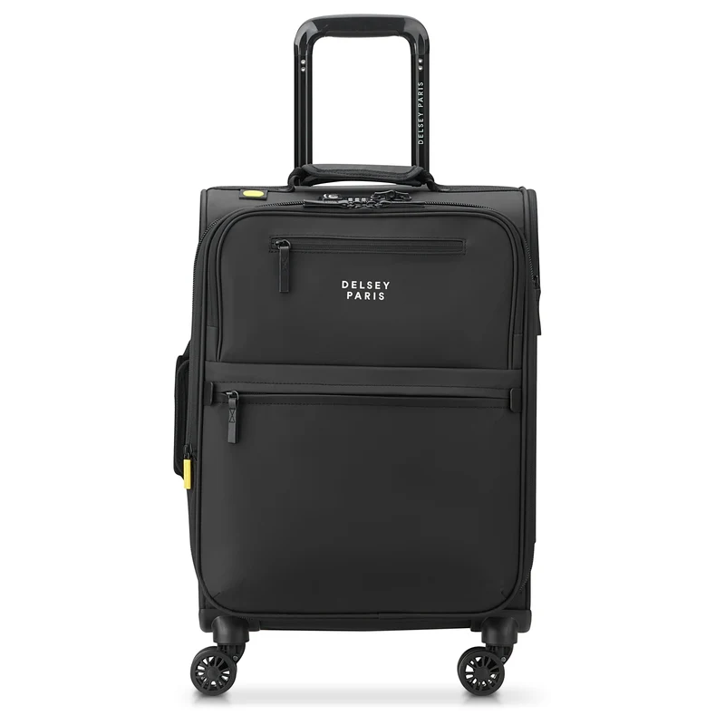Delsey Paris Maubert 2.0 - 4-Rollen-Kabinentrolley 55 cm erw. (schwarz)