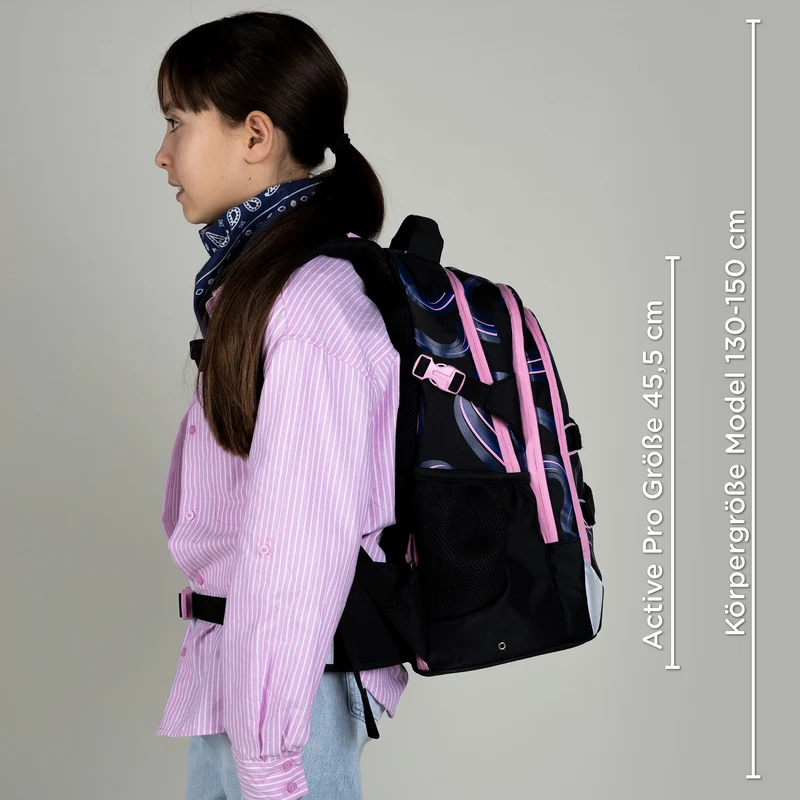 Neoxx ACTIVE PRO - Schulrucksack 45.5 cm (Hello Wave)