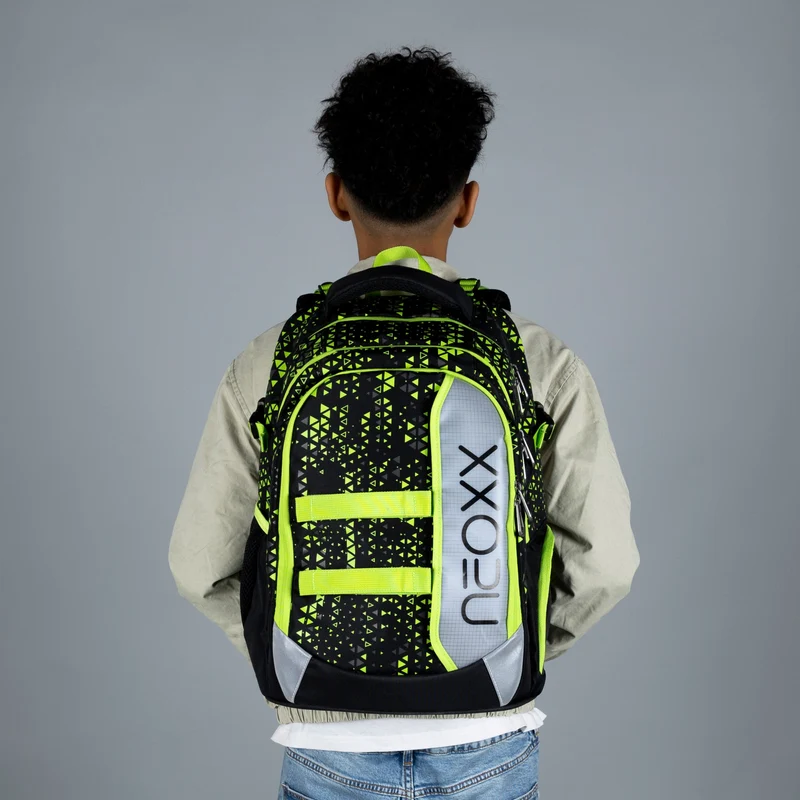Neoxx ACTIVE PRO - Schulrucksack 45.5 cm (Code Breaker)