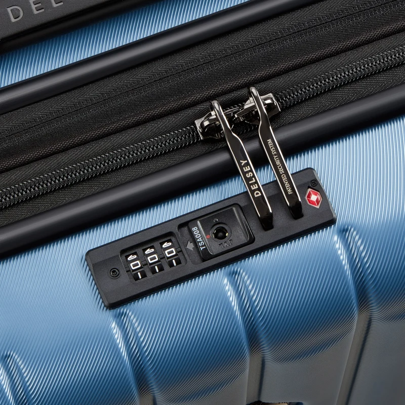 Delsey Paris Longitude - 4-Rollen-Kabinentrolley Slim 55 cm (hellblau)