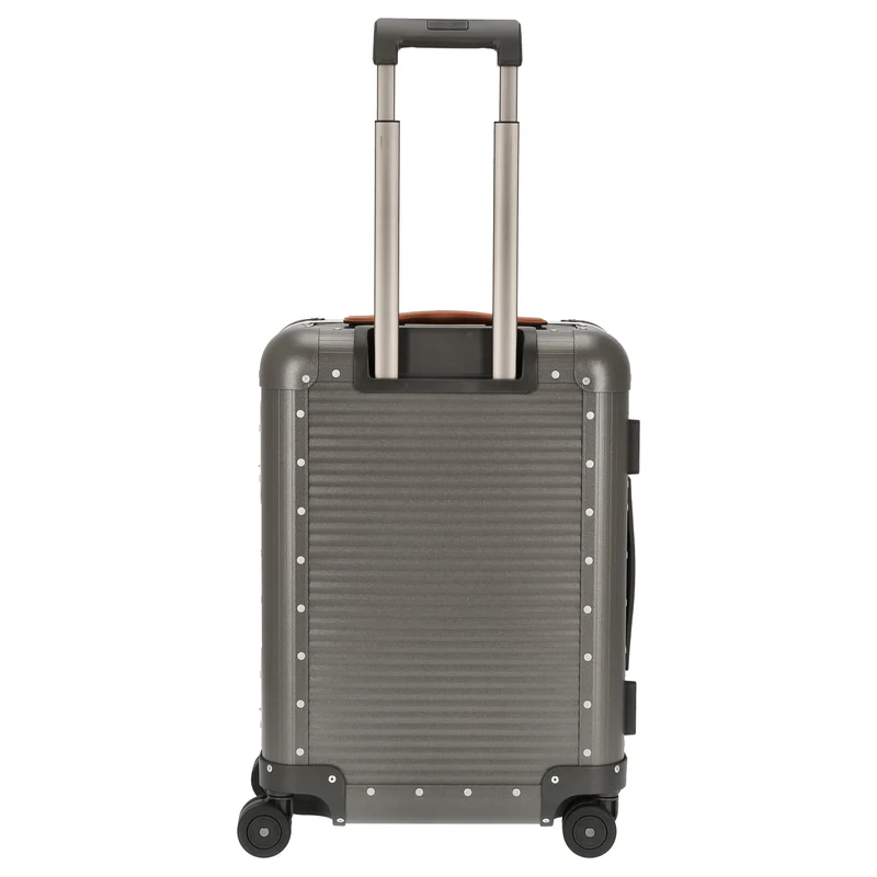 FPM Milano Bank aluminum Spinner 55 M - 4-Rollen-Kabinentrolley 55/25 cm (steel grey)