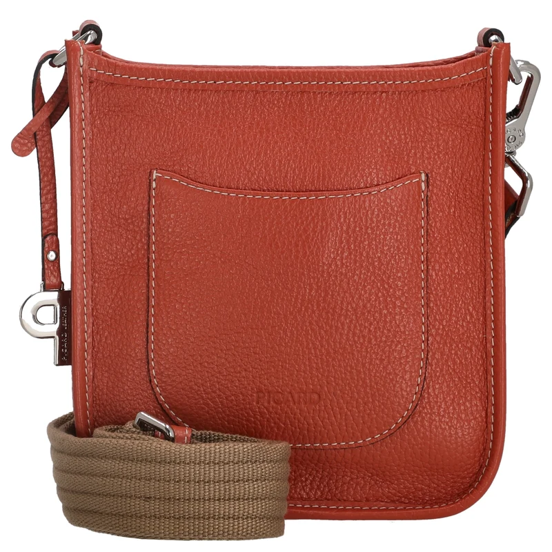 Picard Kronberg - Umhängetasche 19 cm Rindsleder (brick)