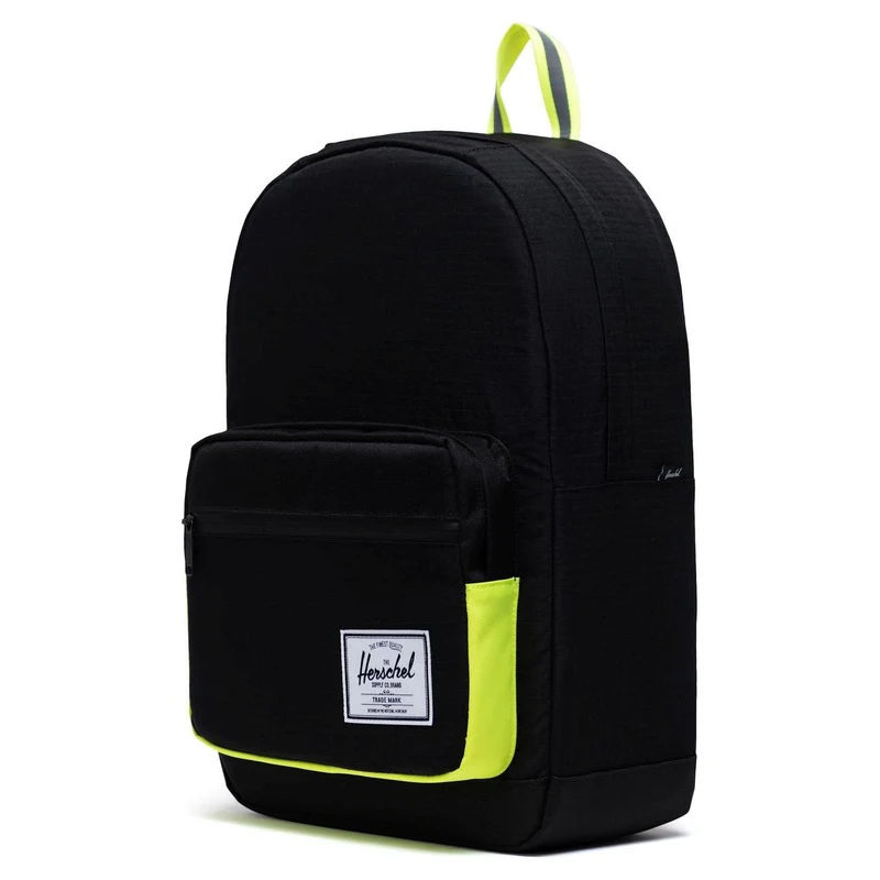 Herschel Pop Quiz 22 - Rucksack 43 cm (black enzyme ripstop/black /safety yellow)