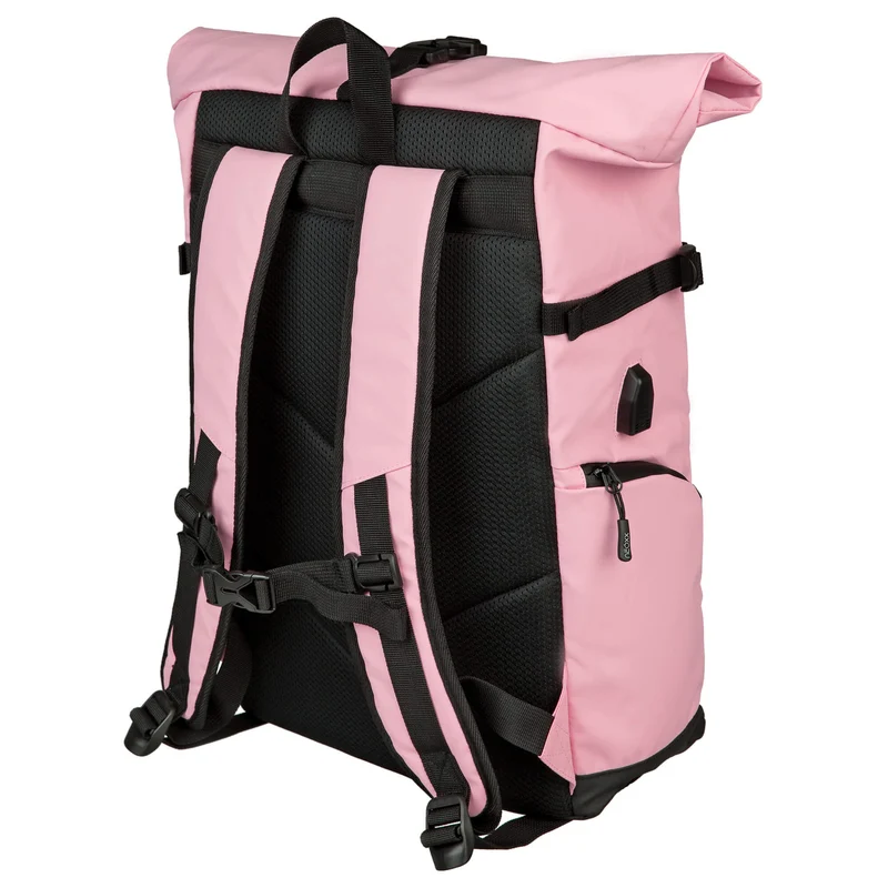 Neoxx VIBE Roll Top - Rucksack 15" 45 cm USB (candy)