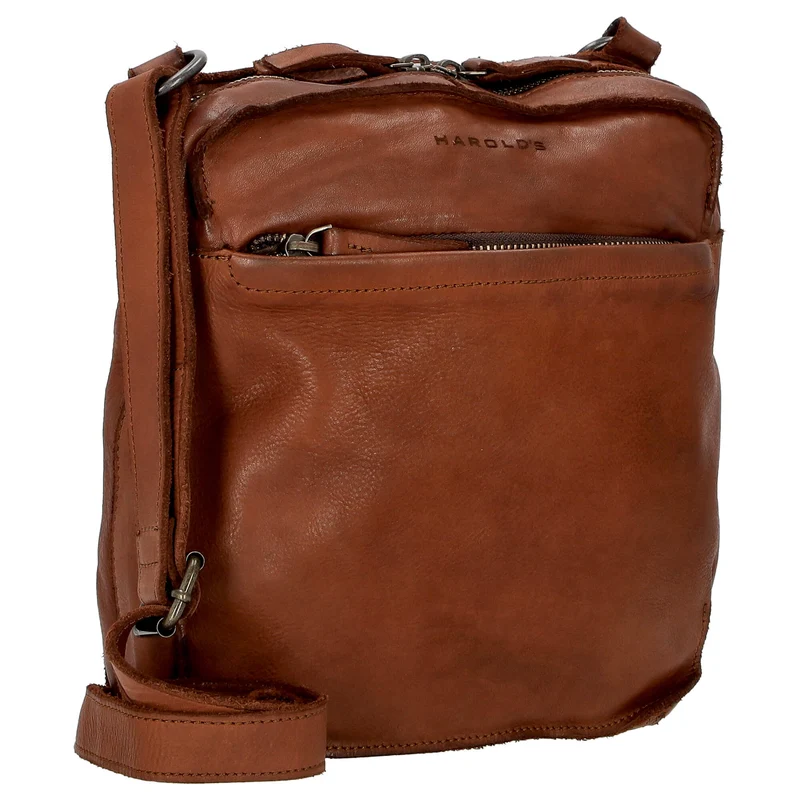 Harolds Submarine - Umhängetasche 27 cm (cognac)