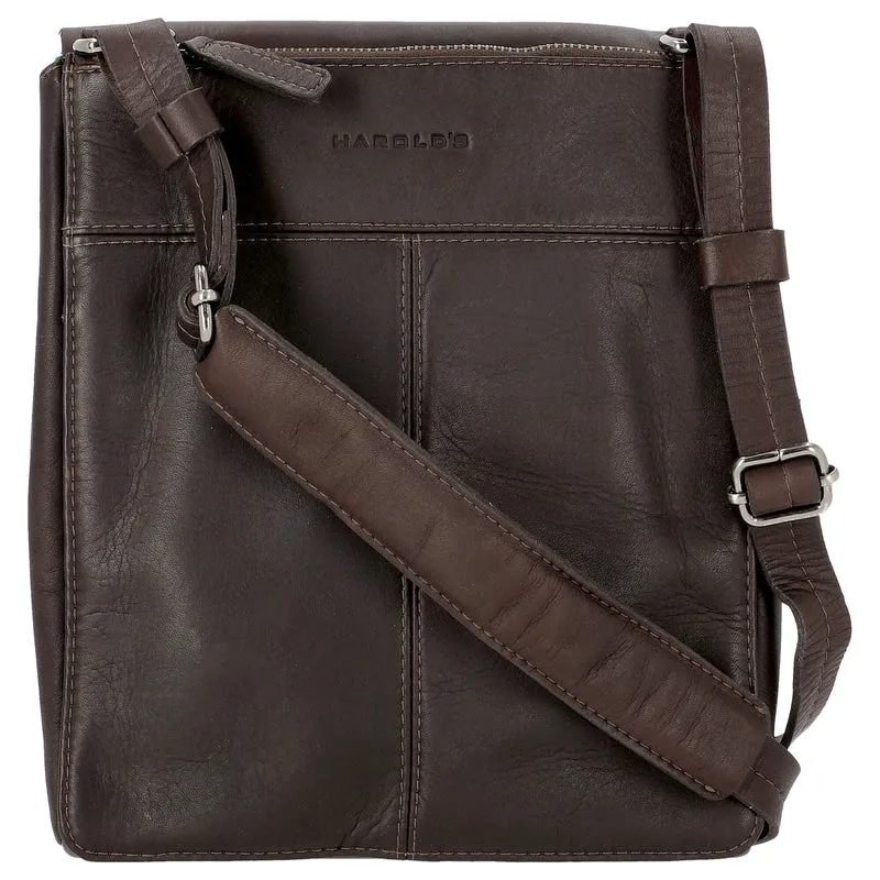 Harolds Campo Messengerbag upend / Umhängetasche M 25 cm (brown)