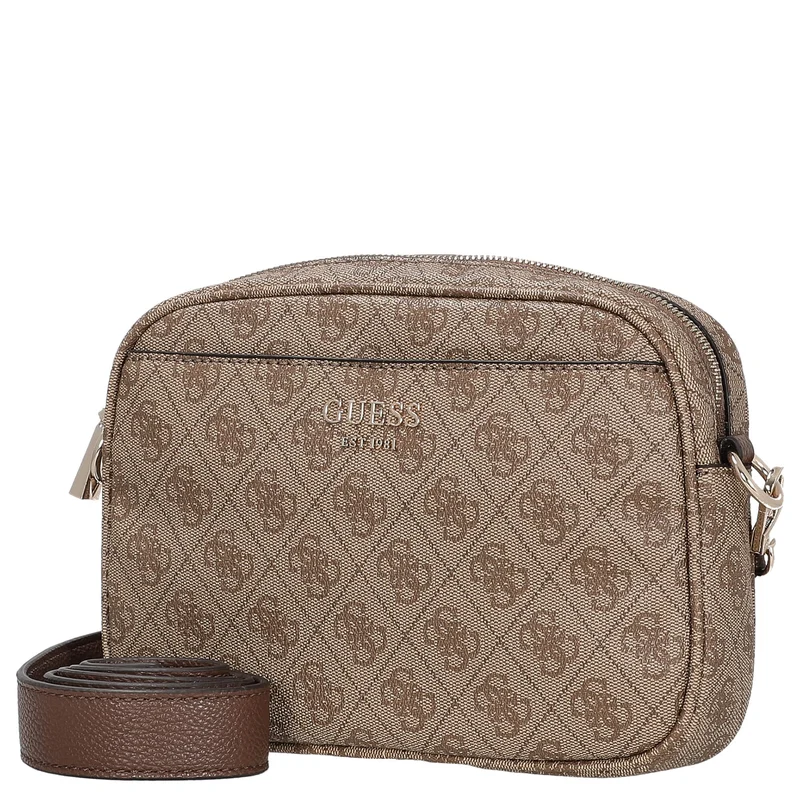 Guess Vikky II - Umhängetasche 20 cm (latte logo/brown)