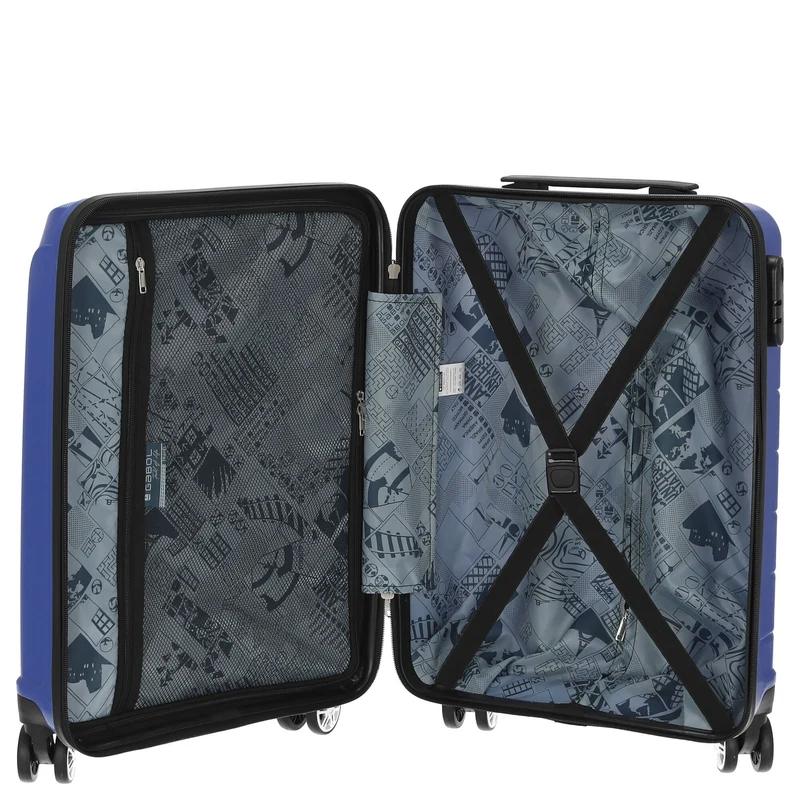 Gabol Midori - 4-Rollen-Kabinentrolley 55 cm (blue)