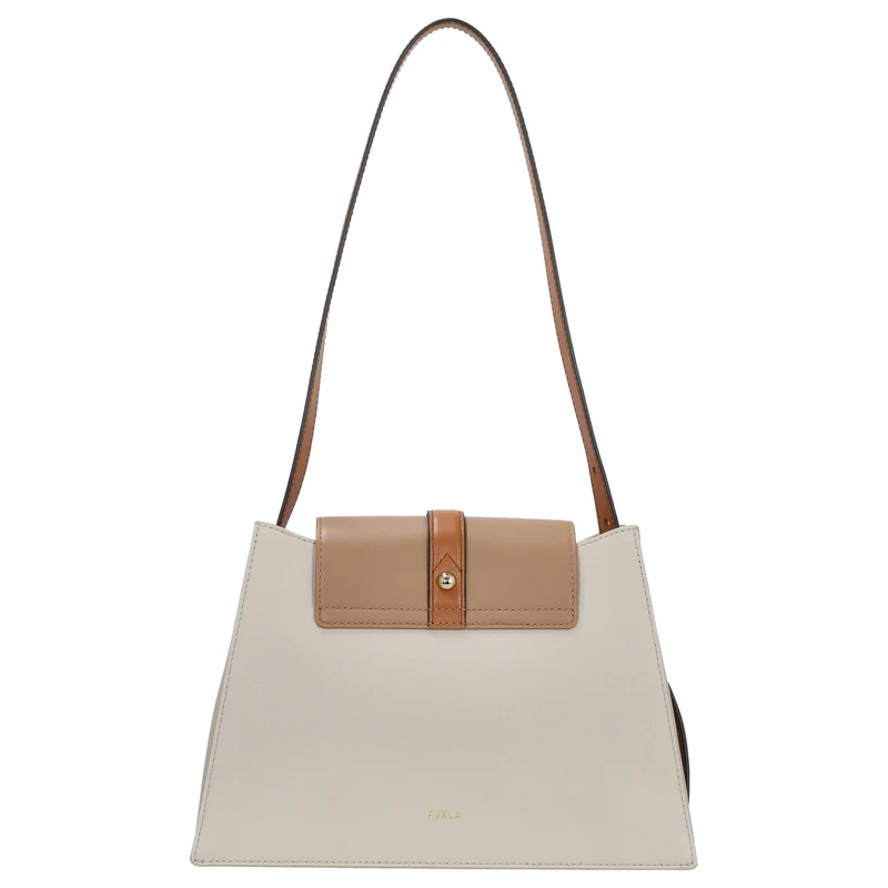 Furla Nuvola S - Schultertasche 27 cm (vaniglia+deserto+brandy)