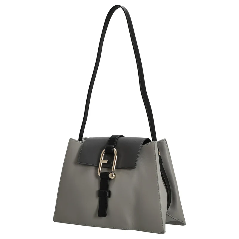 Furla Nuvola S - Schultertasche 27 cm (cenere+soil+nero)