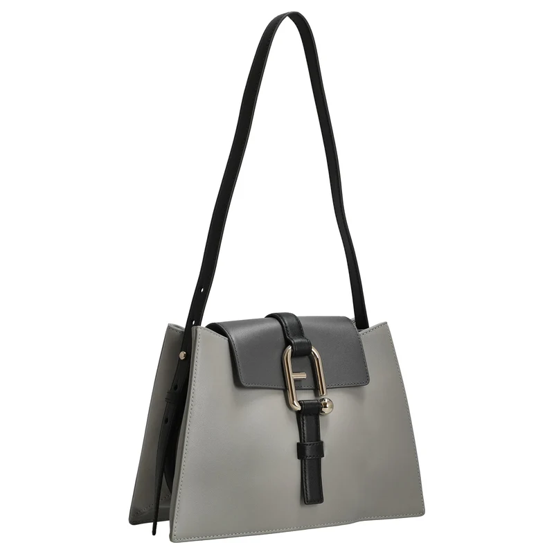 Furla Nuvola S - Schultertasche 27 cm (cenere+soil+nero)